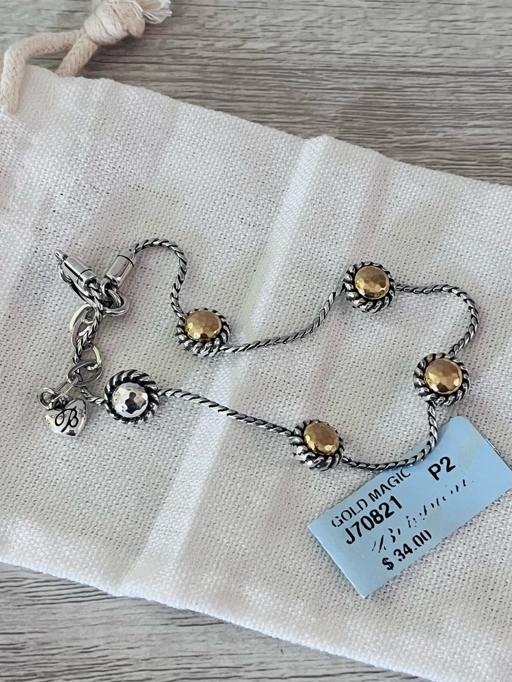 Brighton Gold Magic Anklet